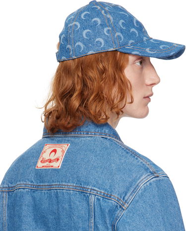 Kasket Marine Serre Marine Serre Moon Denim Baseball Cap Blå | UHG048A CDEN0002, 4