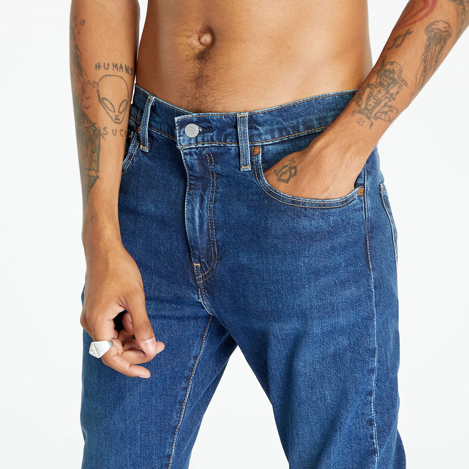 Jeans Levi's 512 Sim Taper Jeans Mørkeblå | 28833.1114, 1