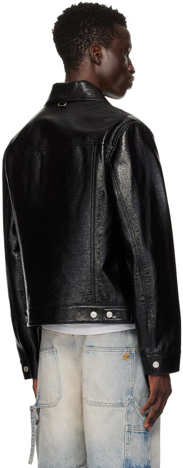 Jakke Courrèges Courrèges Trucker Jacket Sort | VESCBL063VY0014, 2