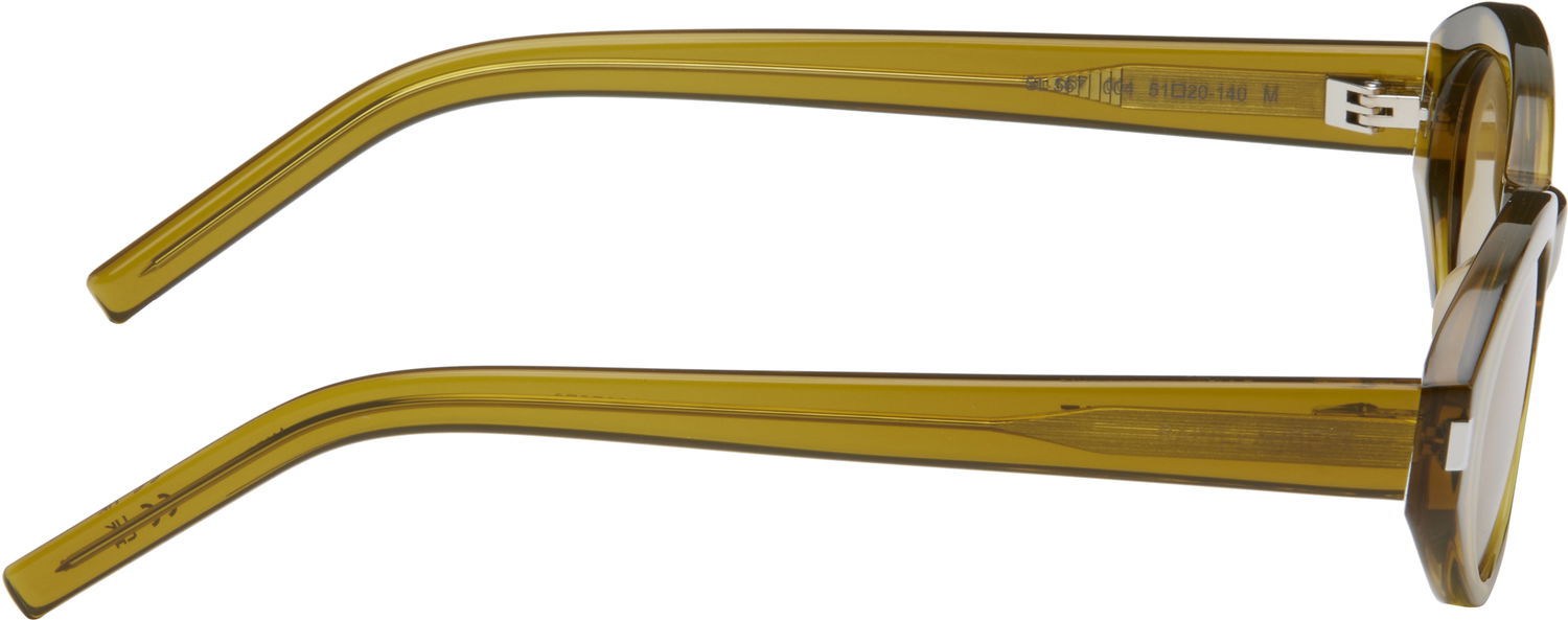 Solbriller Saint Laurent SL 567 Sunglasses Grøn | SL 567-004, 1