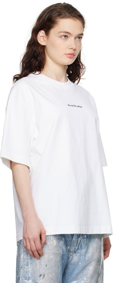 T-shirt Acne Studios Black Printed T-Shirt Sort | CL0274-, 1