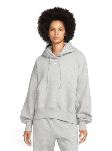 Sweatshirt Nike Sportswear Phoenix Fleece Over-Oversized Pullover Hoodie Grå | DQ5858-063