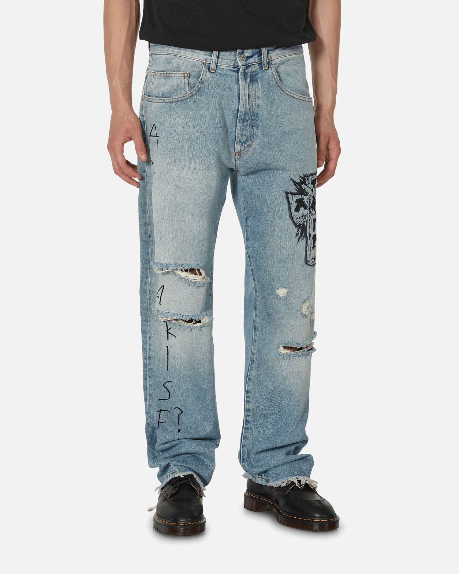 Jeans Aries Metal Trip Batten Jeans Blå | FUAR31323 BLU, 0