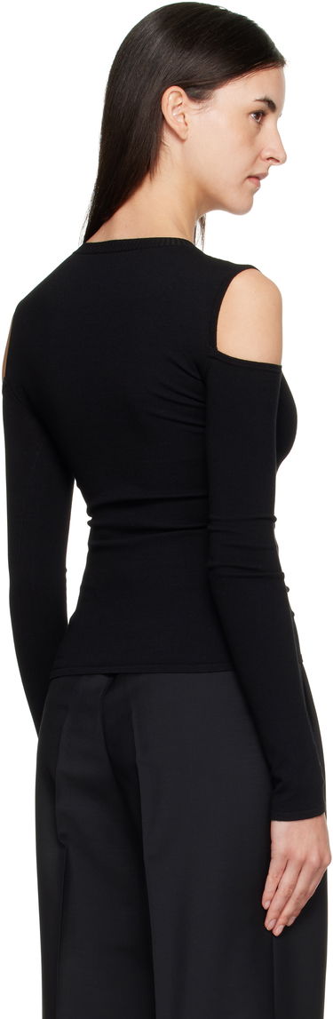 T-shirt Max Mara Max Mara Vik Cold-Shoulder Top Sort | 2511361092600, 2