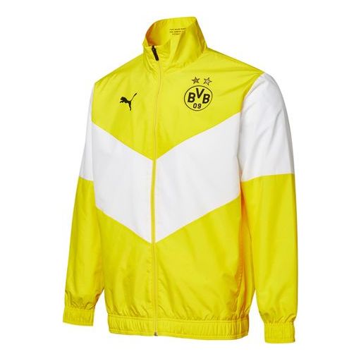 Vindjakke Puma Borussia Dortmund Prematch Jacket Gul | 764295-01, 0