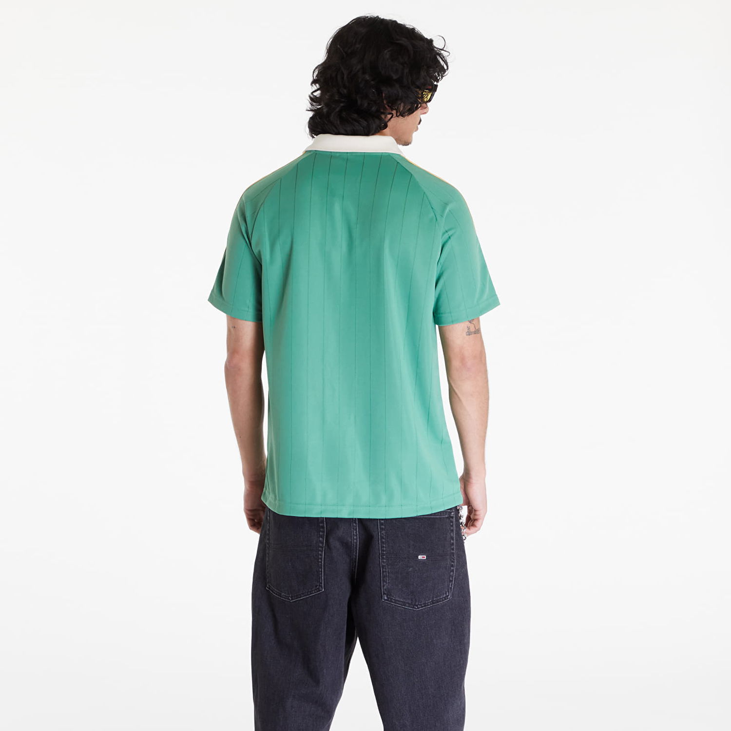 T-shirt adidas Originals adidas Stripe Jersey Short Sleeve Tee Grøn | IR9381, 1