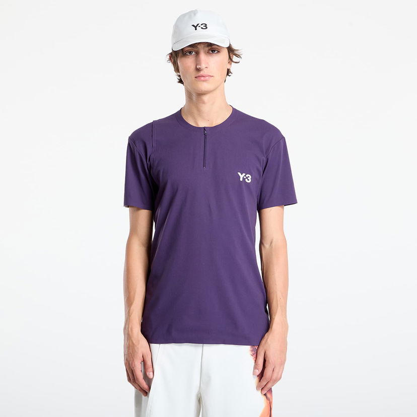 T-shirt Y-3 Y-3 Zip T-Shirt Lilla | JN2992