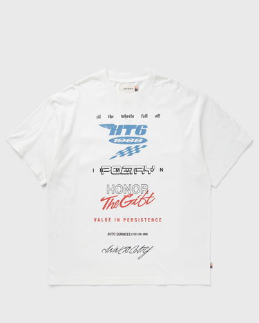T-shirt Honor The Gift Persistence Race Graphic T-Shirt Hvid | HTG250190-WHITE, 0