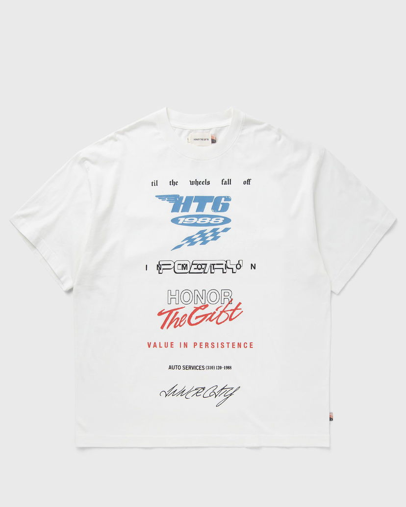 T-shirt Honor The Gift Persistence Race Graphic T-Shirt Hvid | HTG250190-WHITE