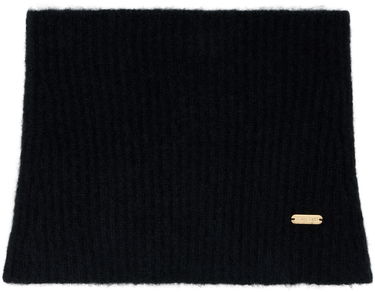 Tørklæde Tom Ford Tom Ford Snood with Metal Plaque Sort | SNK001-YAX935, 0