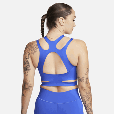 Bh Nike FutureMove Light-Support Non-Padded Strappy Sports Bra Mørkeblå | FQ2640-405, 4