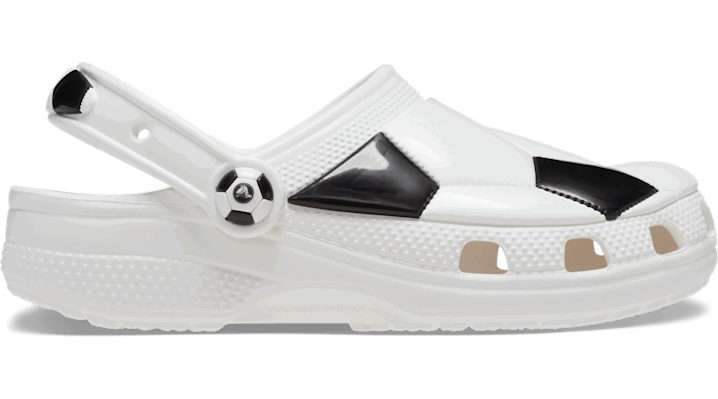 Badetøj Crocs Toddler Classic Soccer Clogs Hvid | 210023-103, 0