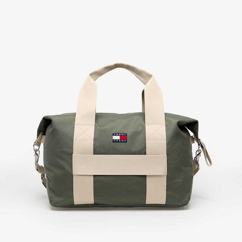Rejsetaske Tommy Hilfiger Tommy Jeans Retro Cool Duffle Bag Grøn | AM0AM13325 MRH
