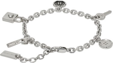 Armbånd Marc Jacobs Marc Jacobs Charm Bracelet with Buttons, Lock, Key and Logo Tag Metalisk | 2R4JBR001J41, 1