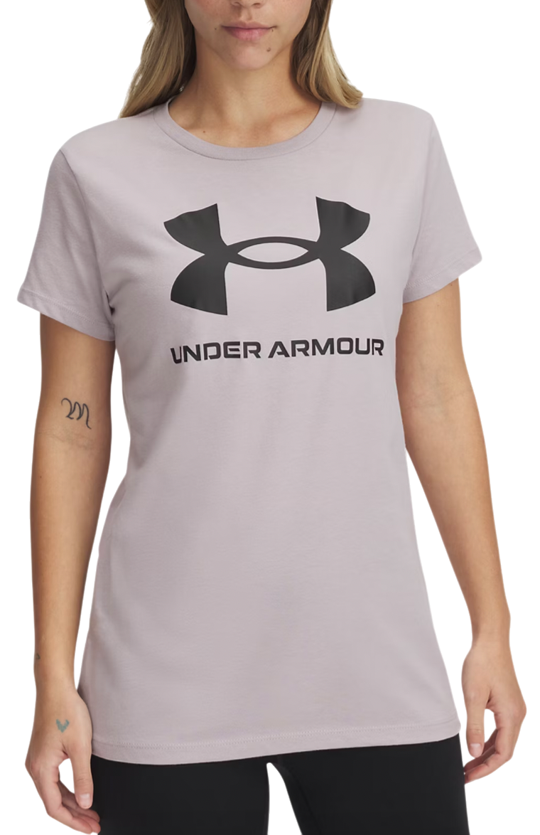 T-shirt Under Armour Rival Logo Short Sleeve T-Shirt Lilla | 1356305-009
