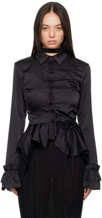 Ottolinger Ruffled Satin Blouse