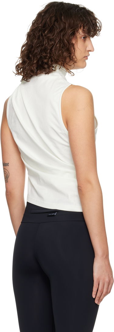 Tanktop Courrèges Courrèges Draped Jersey Tank Top Hvid | 125JDE125JS0107, 2