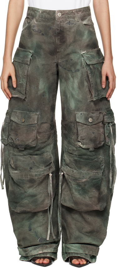 Cargo bukser The Attico Attico Camouflage Cargo Pants Grøn | 250WCP00084 DDD022AA, 0