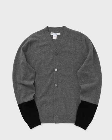 Sweater Comme des Garçons COMME des GARCONS SHIRT Contrast-Cuff Cardigan Grå | FZ-N109-PER-3, 1