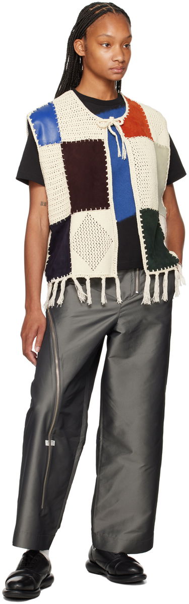 Vest ADER ERROR Patchwork Crochet Vest Flerfarvet | BN01SSKT0201IV, 3