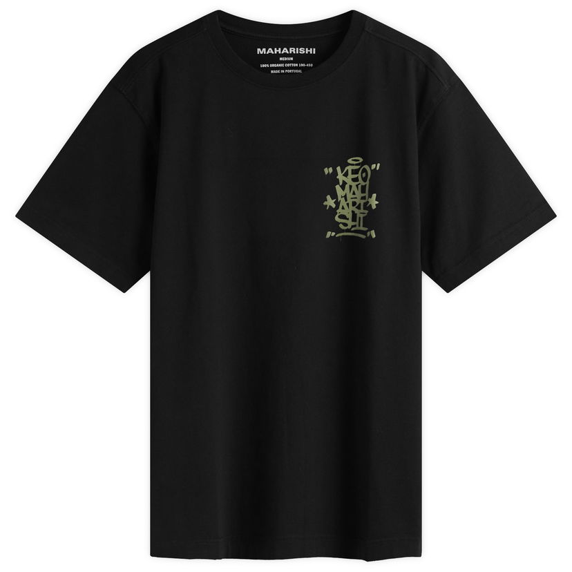T-shirt Maharishi Maharishi Keo Graphic T-Shirt, Size Large Sort | 1465-BLK