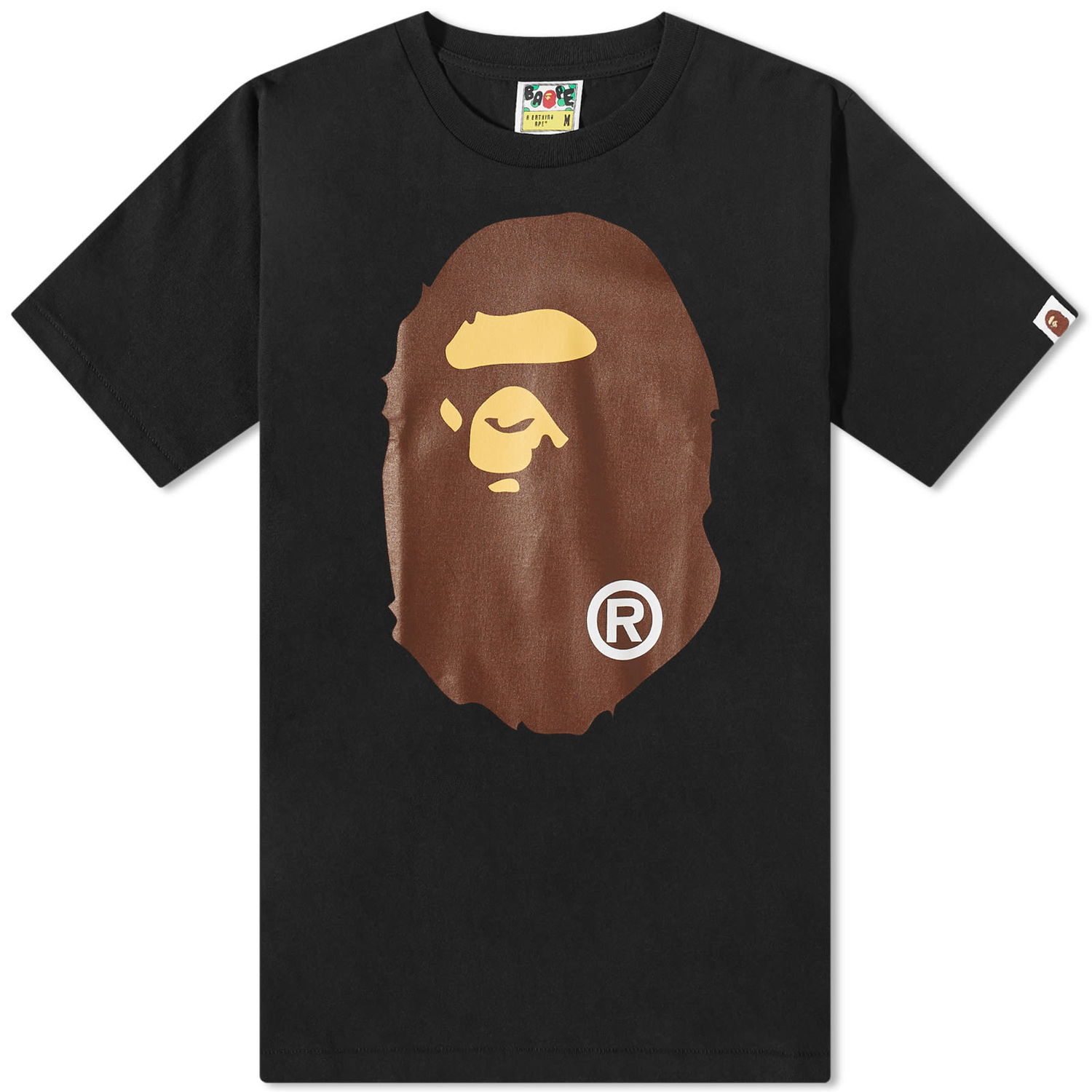 T-shirt BAPE Classic Big Ape Head T-Shirt Black Sort | 001TEJ301003M-BLK, 0