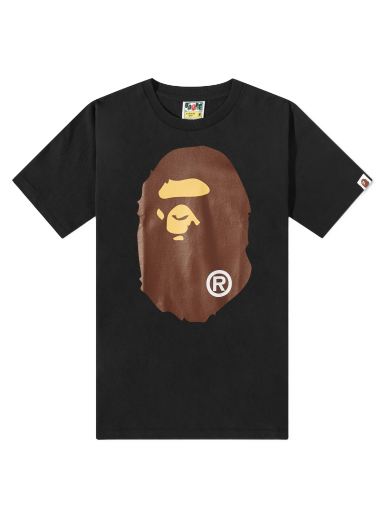 T-shirt BAPE Classic Big Ape Head T-Shirt Black Sort | 001TEJ301003M-BLK