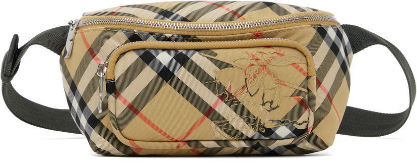 Taljetaske Burberry Burberry Small Check Belt Bag Beige | 8106714