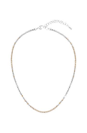 Halskæde BOSS Adjustable Crystal Necklace Metalisk | 1580630