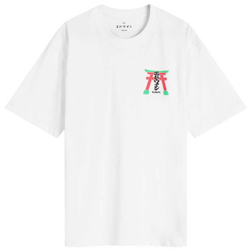 T-shirt EDWIN Torii Graphic T-Shirt Hvid | I035003-0200