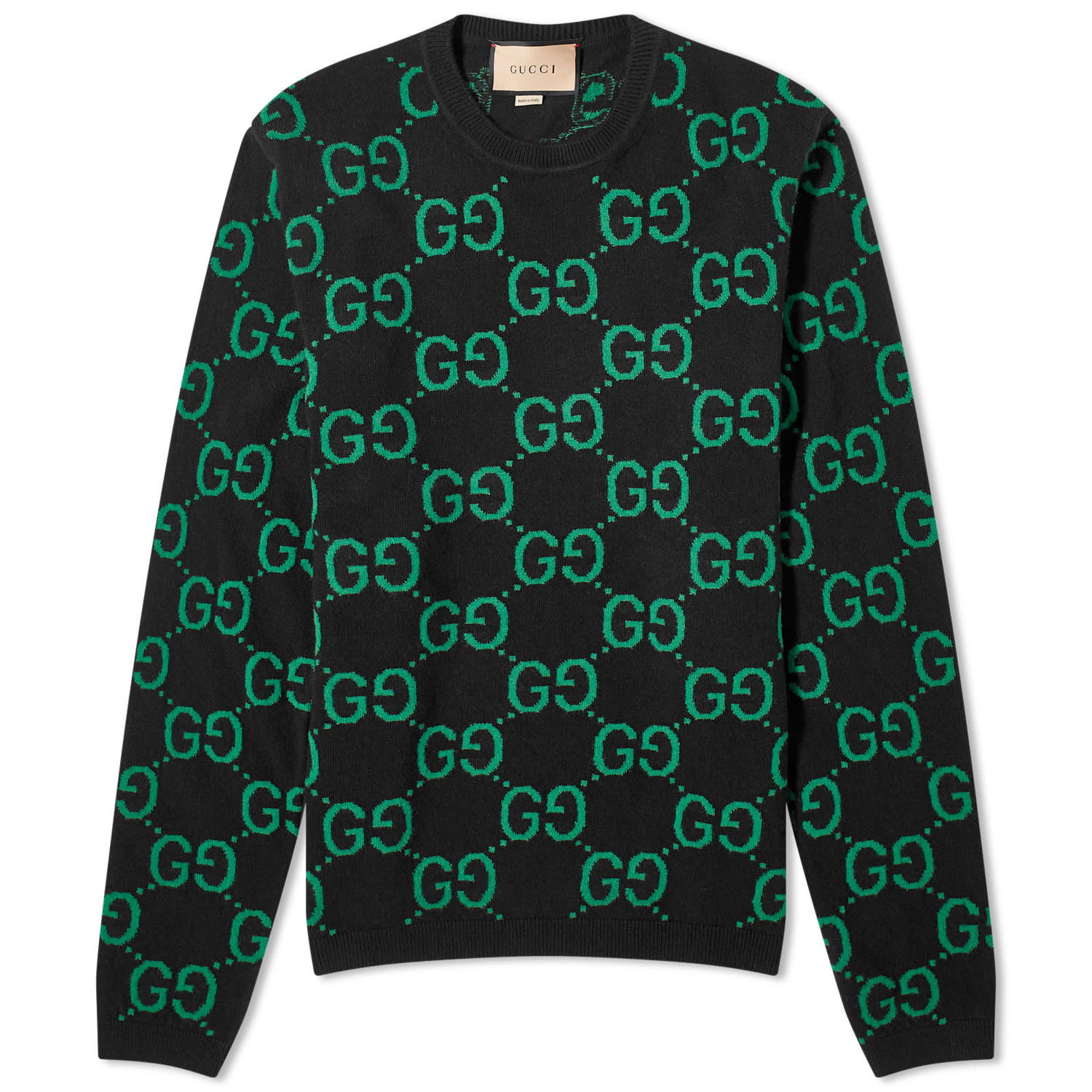 Sweater Gucci Jumbo GG Jacquard Crewneck Sort | 692900-XKCC5-1064, 0