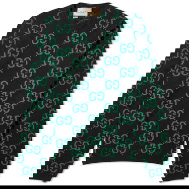 Sweater Gucci Jumbo GG Jacquard Crewneck Sort | 692900-XKCC5-1064, 0