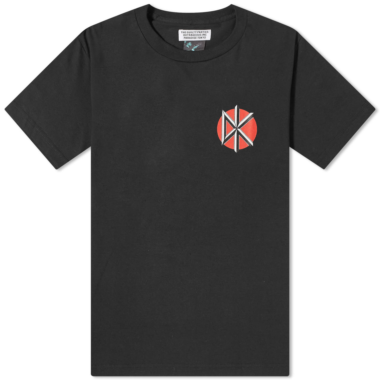 T-shirt WACKO MARIA Dead Kennedys Crew Neck T-Shirt Sort | DEADKENNEDYS-WM-TEE01-BLK, 0