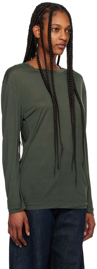 T-shirt LEMAIRE Soft Long Sleeve T-Shirt Grøn | TO1171 LJ1011, 1