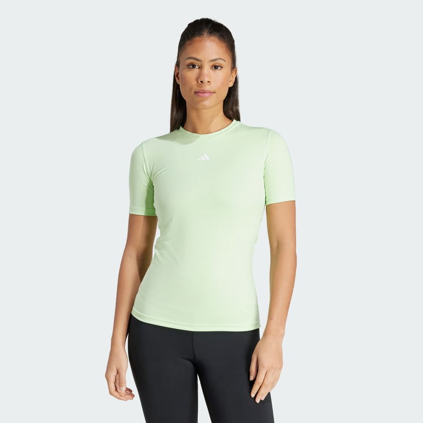 T-shirt adidas Performance Techfit Training Tee Grøn | IT6742
