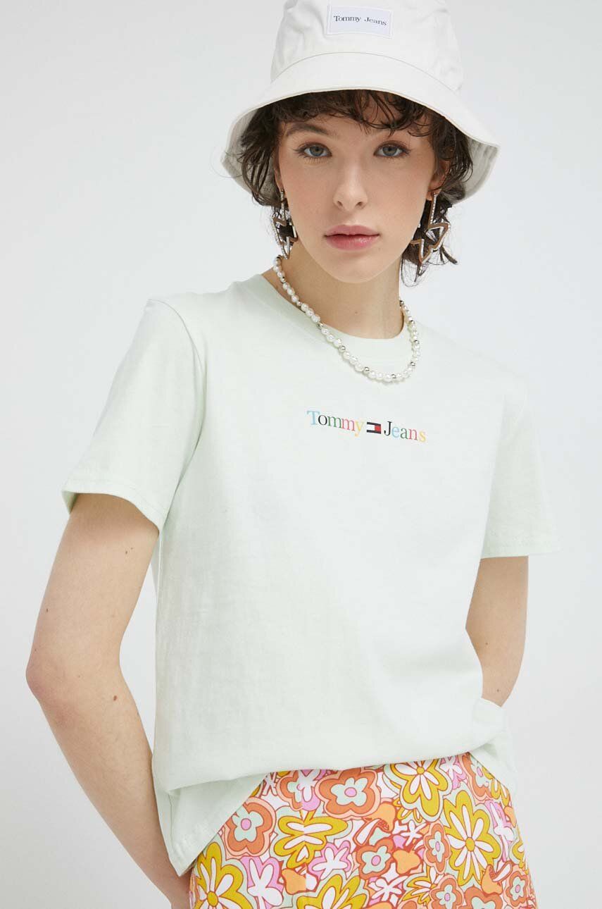 T-shirt Tommy Hilfiger Jeans T-Shirt Hvid | DW0DW15447.PPYX, 0