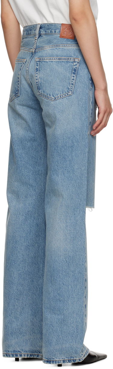 Jeans Anine Bing Anine Bing Hugh Distressed Wide Leg Jeans Blå | A-06-10852-WHD51, 2