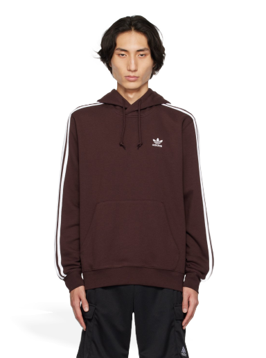Sweatshirt adidas Originals 3-Stripe Hoodie Sort | II5768