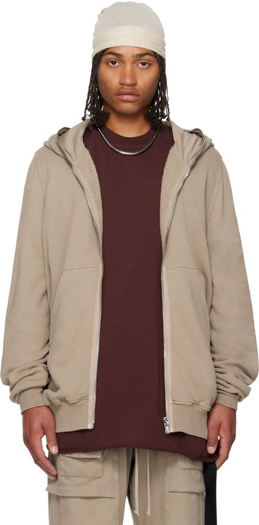 Sweatshirt Rick Owens DRKSHDW Concordians Jumbo Hoodie Beige | DU02E7283 FSL, 0