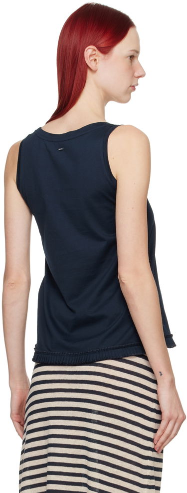 Tanktop Max Mara Max Mara Racer Tank Top Mørkeblå | 2419941023600, 2