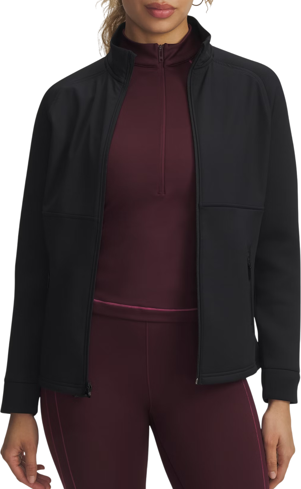 Jakke Under Armour Drive Pro Hybrid Full Zip Jacket Sort | 6005749-001, 0