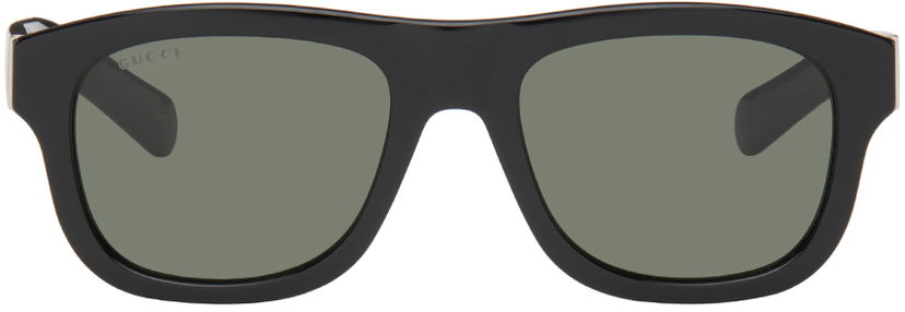Solbriller Gucci Black Oval Sunglasses Sort | GG1509S-001