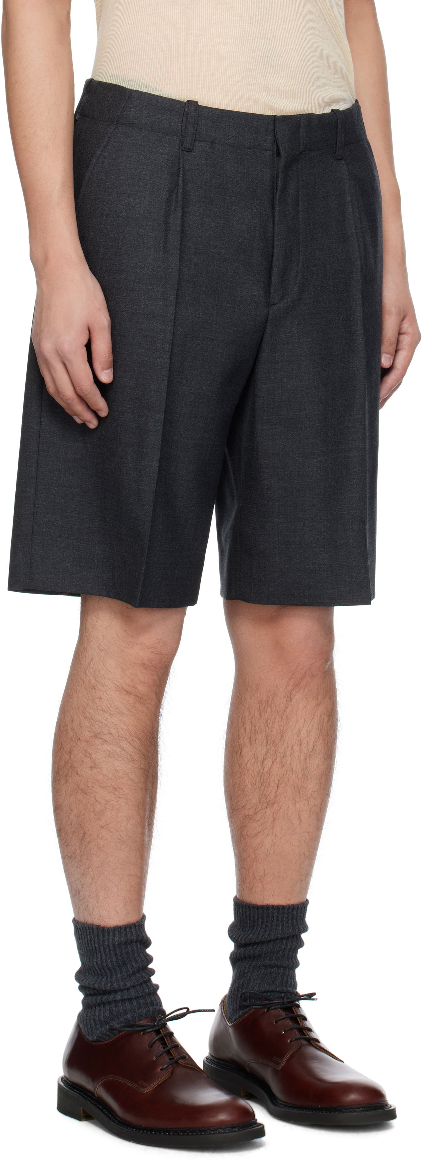Shorts OUR LEGACY Our Legacy Borrowed Chino Shorts Grå | M2254BPC, 1
