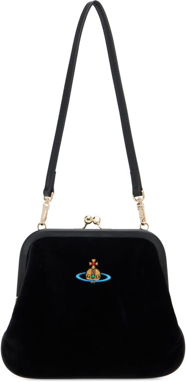 Tegnebog Vivienne Westwood Vivienne Westwood Vivienne Velvet Clutch Sort | 4B01000IW-W00ZL-, 0