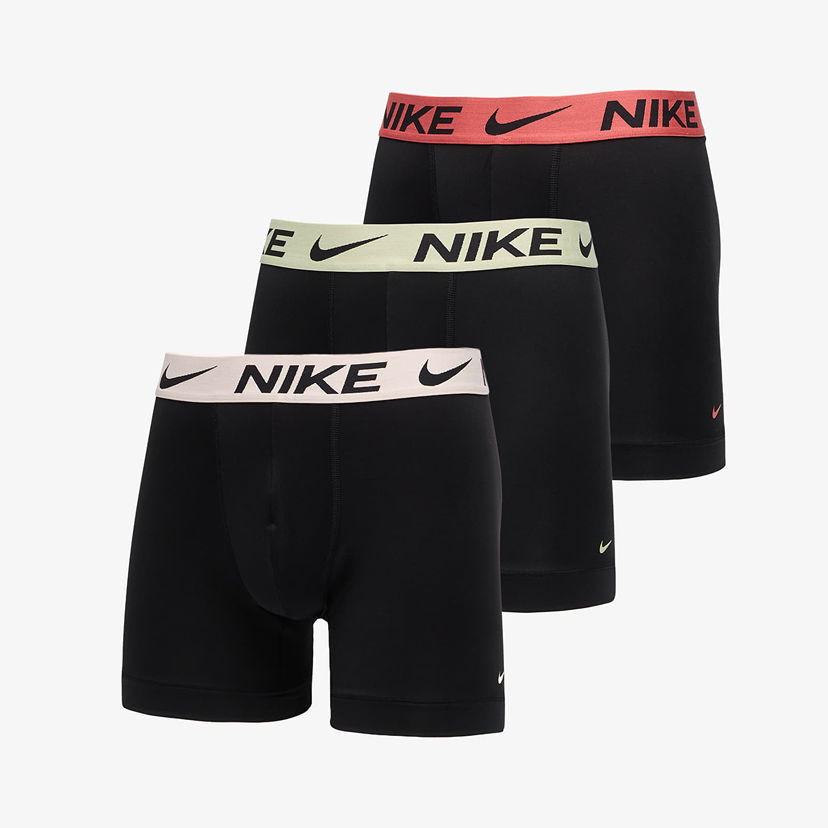 Boksere Nike Dri-FIT Boxer Brief 3-Pack Sort | 0000KE1157-U9N