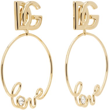 Øreringe Dolce & Gabbana Gold Drop Earrings Metalisk | WEP2L8 W1111, 1