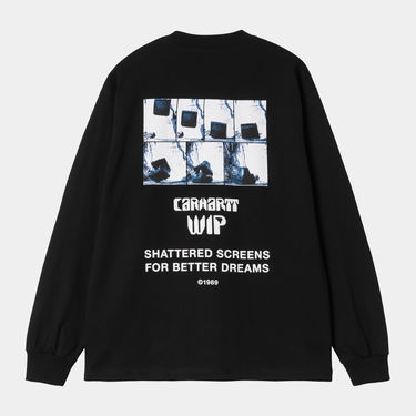 T-shirt Carhartt WIP Long Sleeve Better Dreams T-Shirt Sort | I035458_18, 1