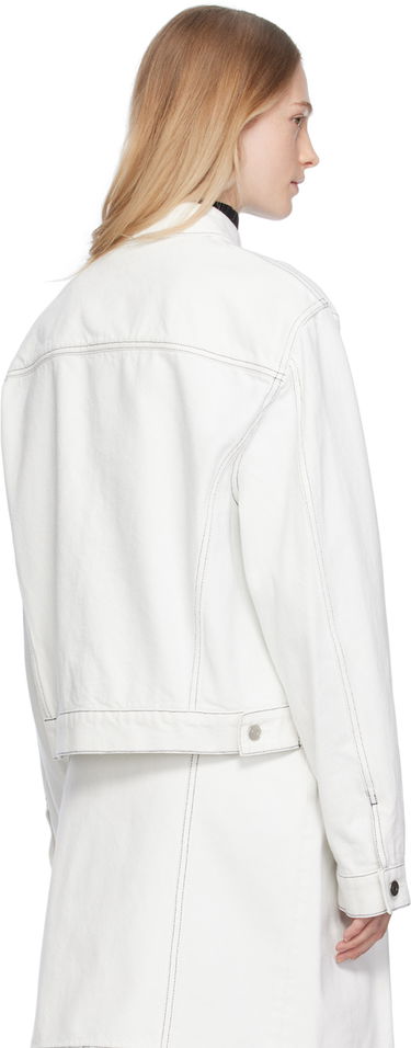 Jakke We11done We11done Tucked Denim Jacket Hvid | WD-DJ3-23-338-M-IC, 2