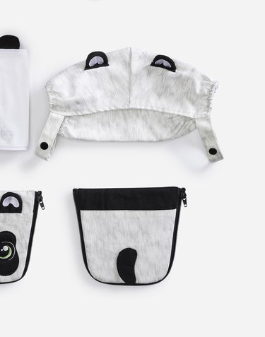 Rejsetaske Dolce & Gabbana Dolce & Gabbana Panda Baby Carrier Cover Set Grå | LCJA09G7QUBS9000, 1