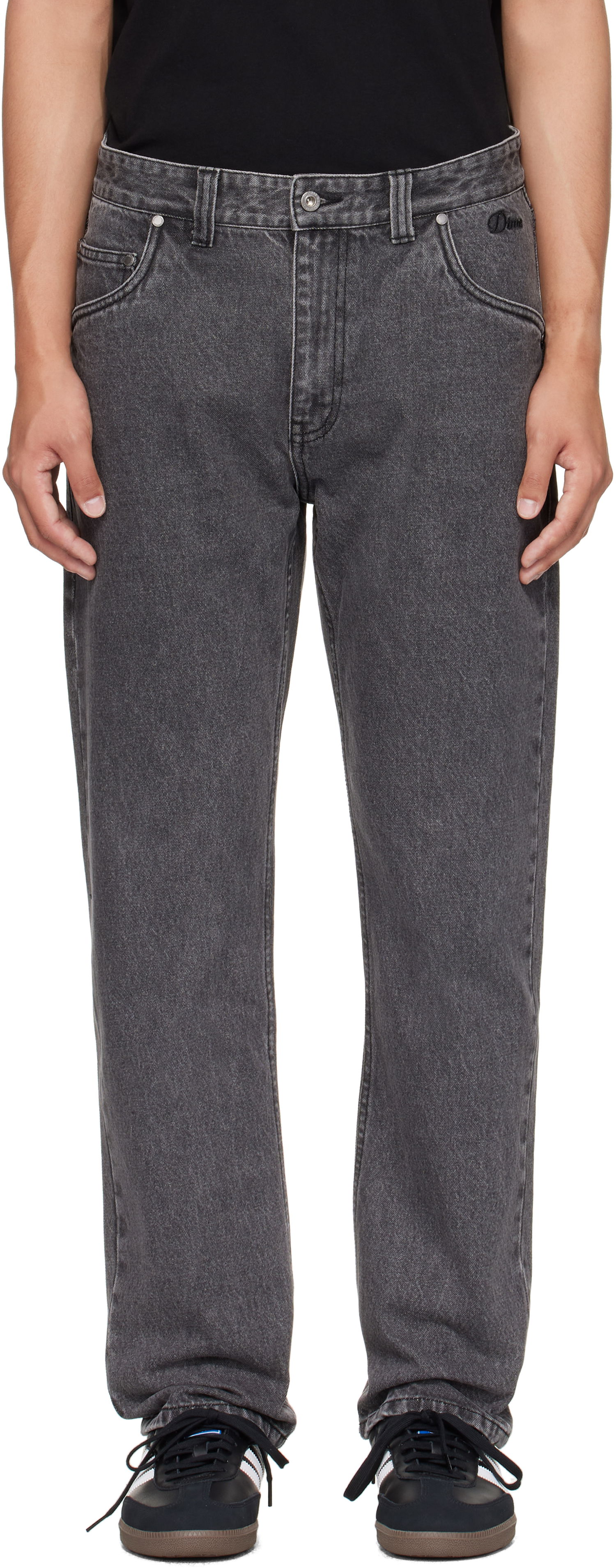 Jeans Dime Dime Straight Jeans Grå | DIMEFA2516BLK, 0